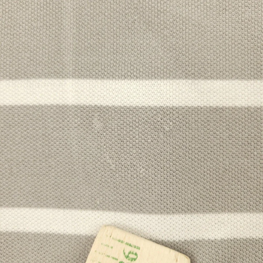 Polo Ralph Lauren Polo Shirt Mens 4XLT Tall Gray Stripe Cotton Pony Logo Top